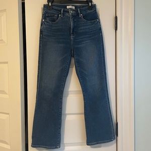 Loft High Rise Kick Crop Jeans